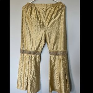 Gold gharara pants